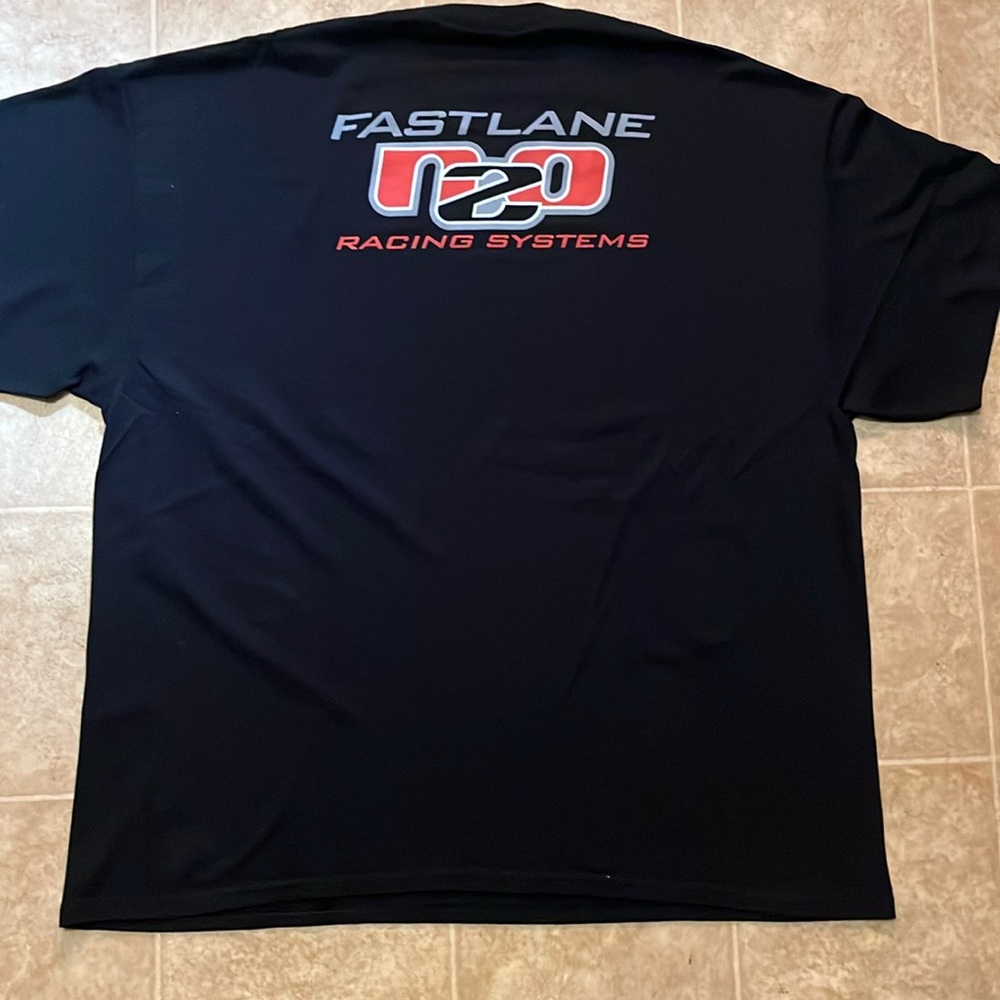 Gildan Dry blend Fast Lane M2’s racing systems graphic print T shirt